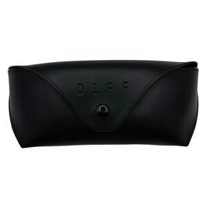 Diff Sunglasses Case Only Black Faux Leather Eyewear Softcase